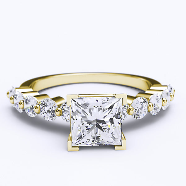 2.37ct Diamond Gold Engagement Ring